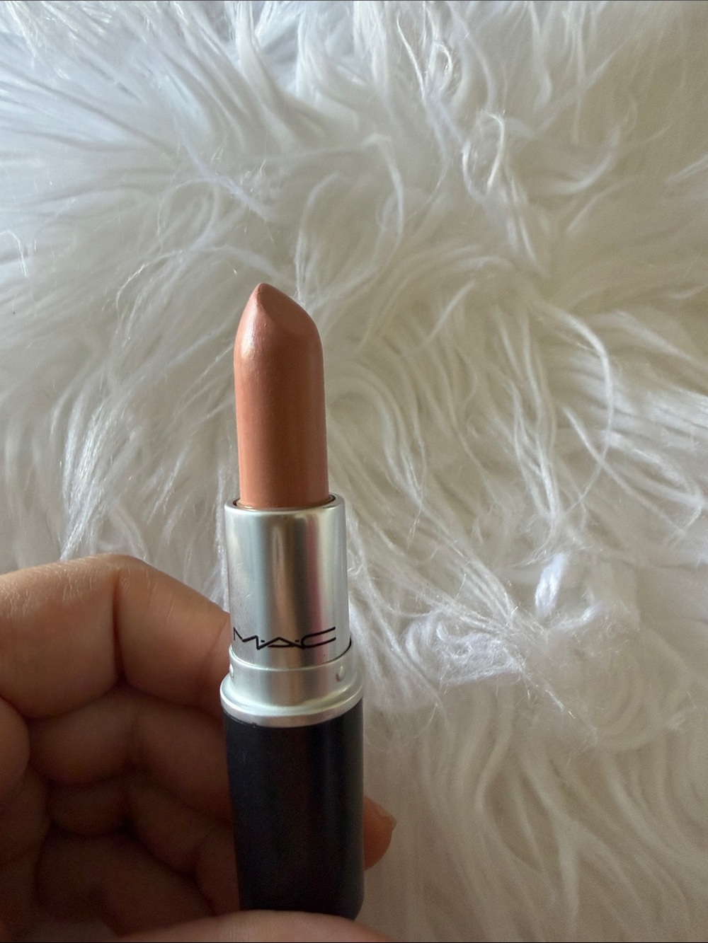 MAC Cosmetics lipstick in color Myth